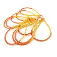 high elastic fishing rubber band traditional round rubber band slingshot shooting latex tube outdoor hunting accessories
