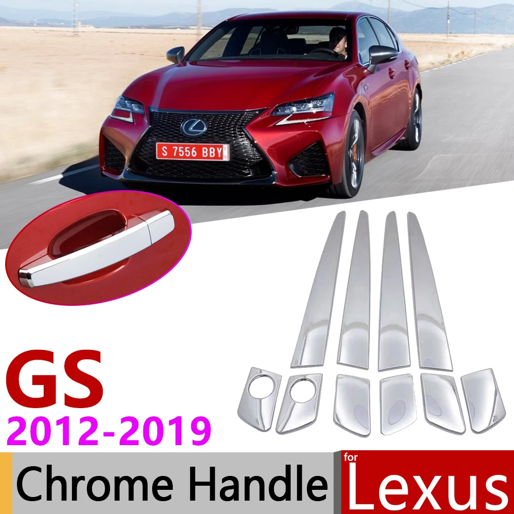 Хромированная крышка ручки двери для Lexus GS L10 250 F 350 2012 ~ 2019 автомобильные