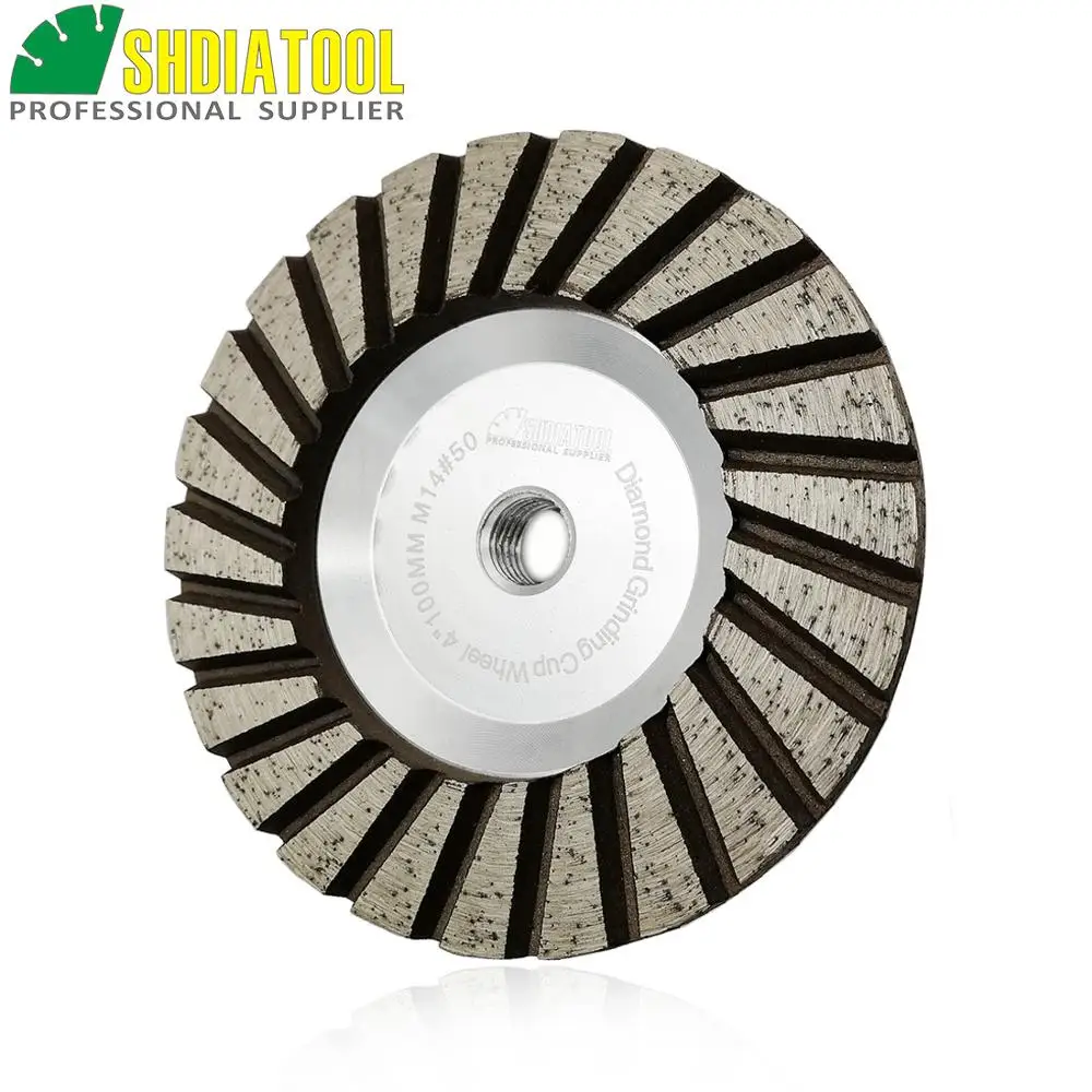 Алмазная шлифовальная чашка DIATOOL 2 шт. диаметр мм/4 дюйма на алюминиевой основе M14