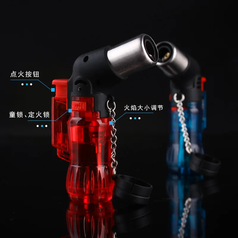 Пистолет-распылитель бутан фонарь Зажигалка Ветрозащитная газовая зажигалка