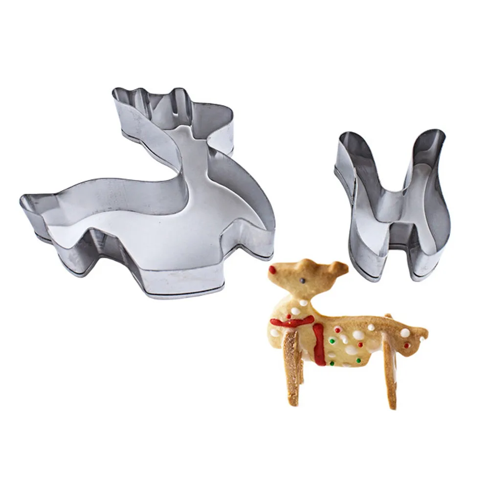 8 шт./компл. 3D Нержавеющая сталь Рождество формочки для печенья пряничный домик