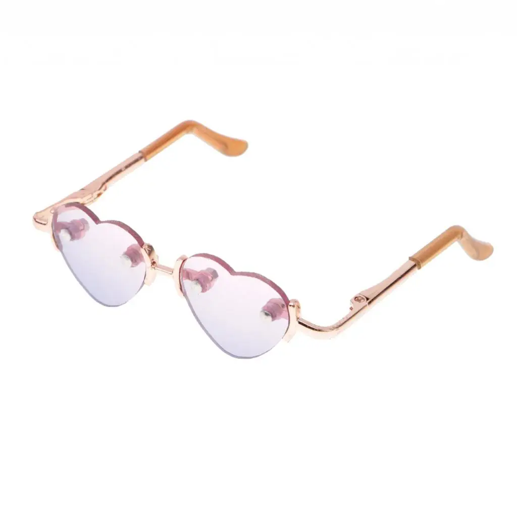 

Trendy No Frame Heart Sunglasses Eye Glasses for 1/3 BJD SD DOD YOSD Accessories #3