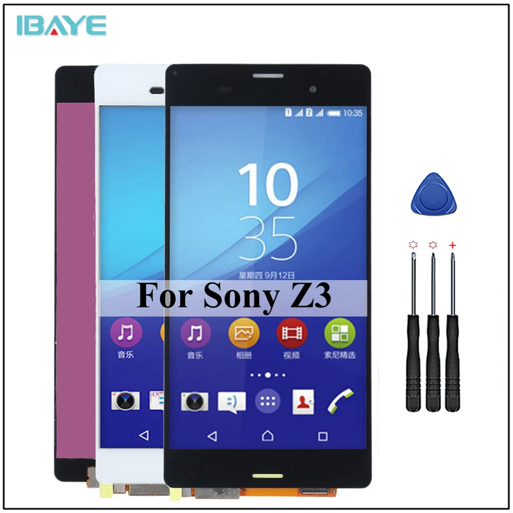 For SONY Xperia Z3 Screen Original 1920x1080 5.2 " LCD for Sony Display Touch with Frame D6603 D6633 D6653 L55T Tools on.Для SONY Xperia Z3 Оригинальный экран 1920x1080 5.2 " ЖК-дисплей для Sony Touch с рамкой D6603 D6633 D6653 L55T Инструменты 