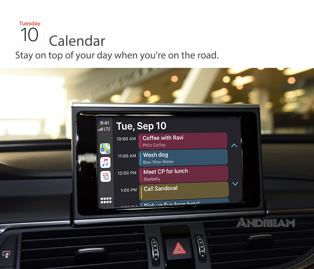 Беспроводной Apple Carplay Android авто интерфейс коробка для AUDI Q5 экран обновление