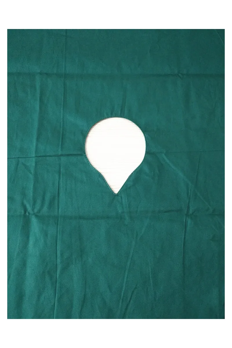 

60X80CM Reusable Drapes Hole Dental Apron Bib Cotton Two Layer Clothe Towel Mouth Teeth Whitening