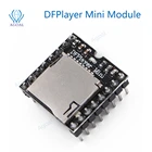 Мини модуль MP3-плеера, модуль с TF-картой, U-диском, плата аудио-голосового модуля для DF Play MP3-TF-16P, 1 шт.