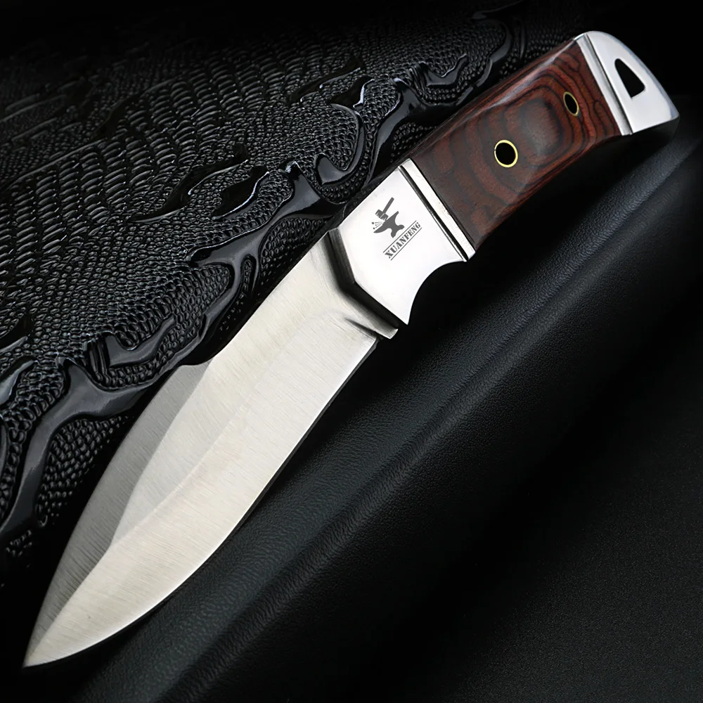 Открытый прямой нож общий для киля портативный карманный кемпинга выживания