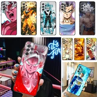 dragon super warrior figure anime color painting phone case for samsung galaxy a52 4g 5g a72 back cover cases funda