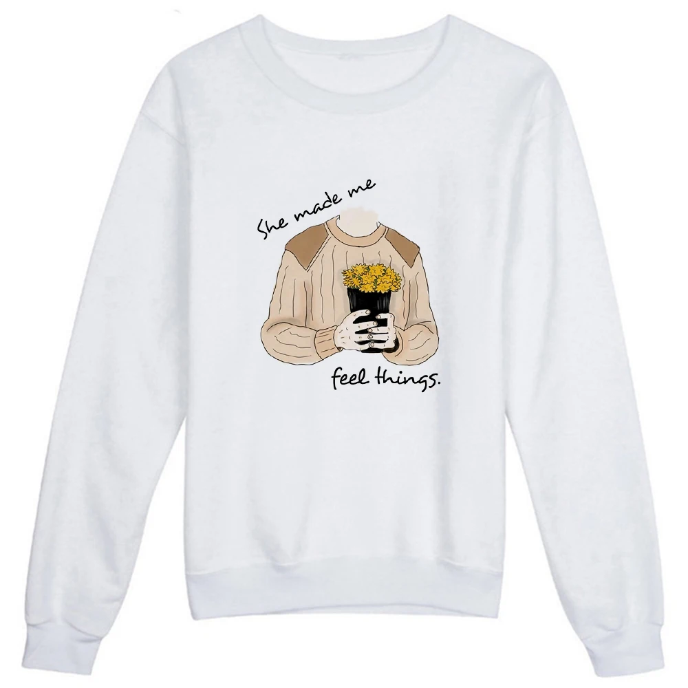 

2021 New Arrivals Aesthetic Print Women Sweatshirt Loose Cozy Crewneck Hoodies Tumblr Ulzzang Edgy Streetwear Hoodie Oversized