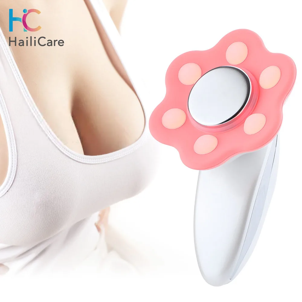 

Chest Enlargement Massager Vibration with Hot Compress Breast Enhancer Anti Sagging Device Breast Red Light Massage Therapy Tool