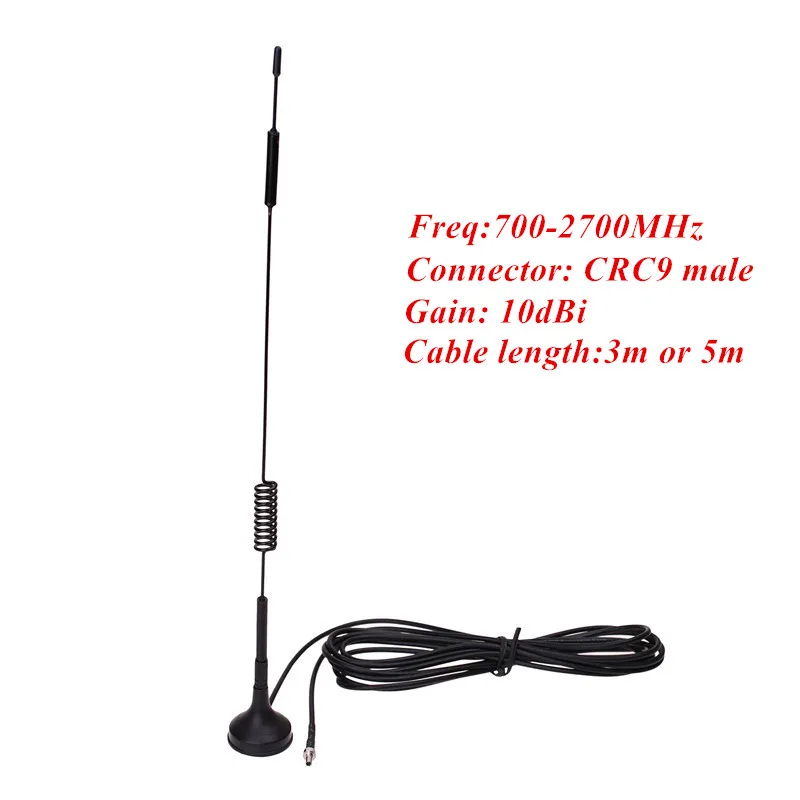 3G 4G LTE Антенна CRC9 MiMo антенна 12dBi модем внешняя с 3m магнитной антенной для Huawei E3372