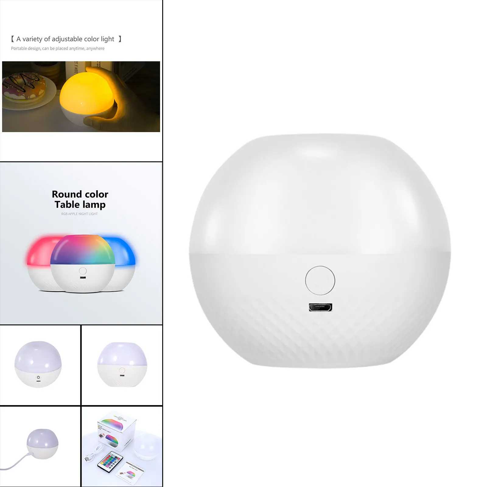 

LED Night Light Dimmable USB Birthday Gift Personalized Glowing Portable Table Lamp for Bedroom Christmas Friends Birthday Teens