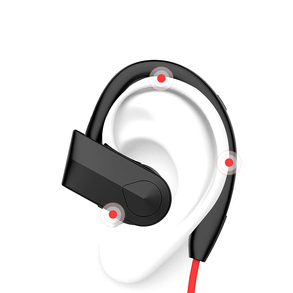 

Sport Bluetooth Headphone Wireless Earphones Waterproof Bluetooth Stereo Bass Neckband Headset with Mic for Phone