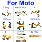Шлейф датчика приближения микрофонной камеры для Motorola Moto Z Play G4 Plus X Force Style XT1580 XT1580 X2 X3 запчасти