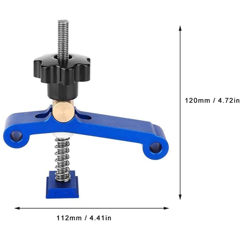 

Woodworking T Slot Block Clamp, Multi-Purpose T Track Clamp Carpentry Pressboard Clamp Kit, DIY Woodworking Tools