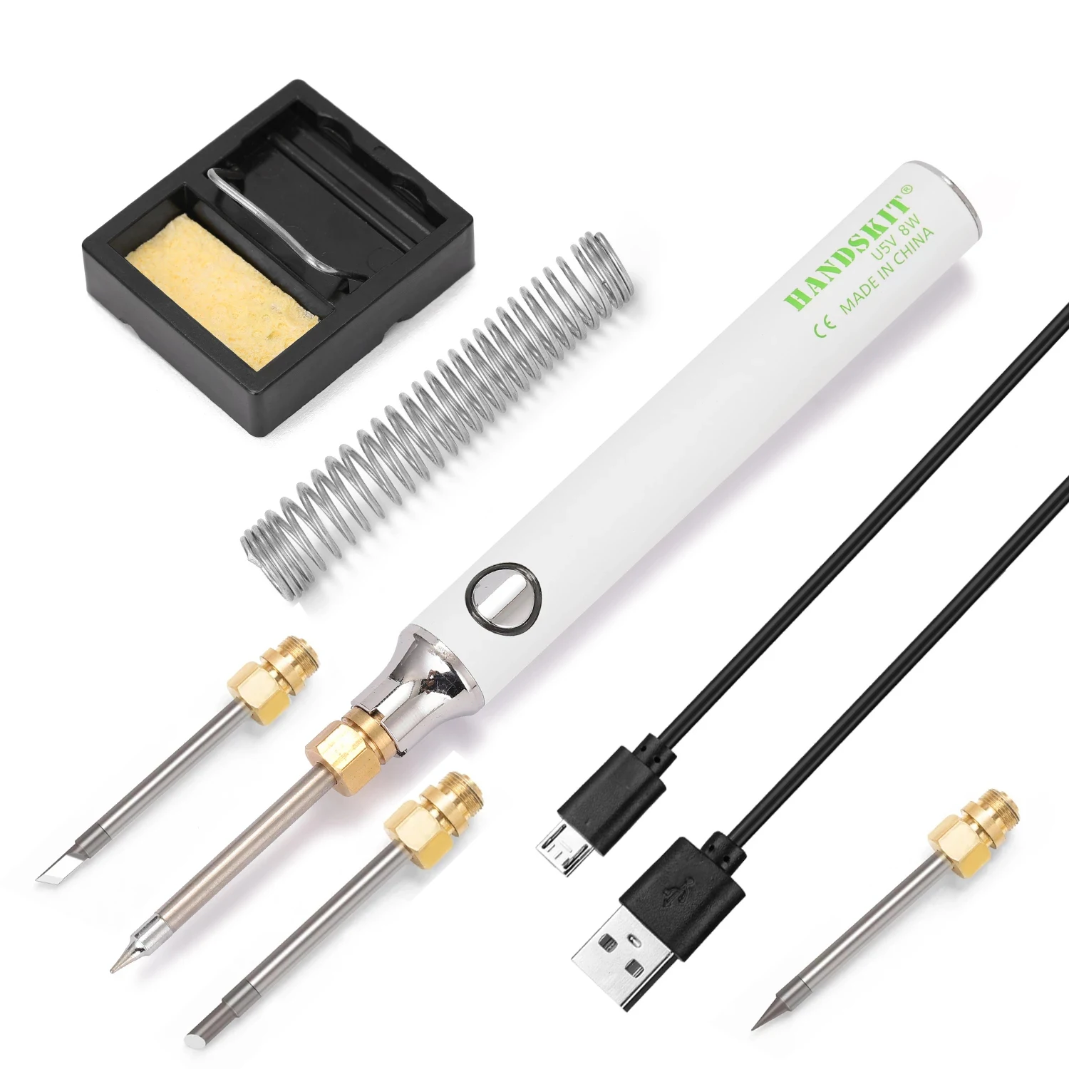 Оригинальный Электрический мини-паяльник с быстрой зарядкой и USB комплект