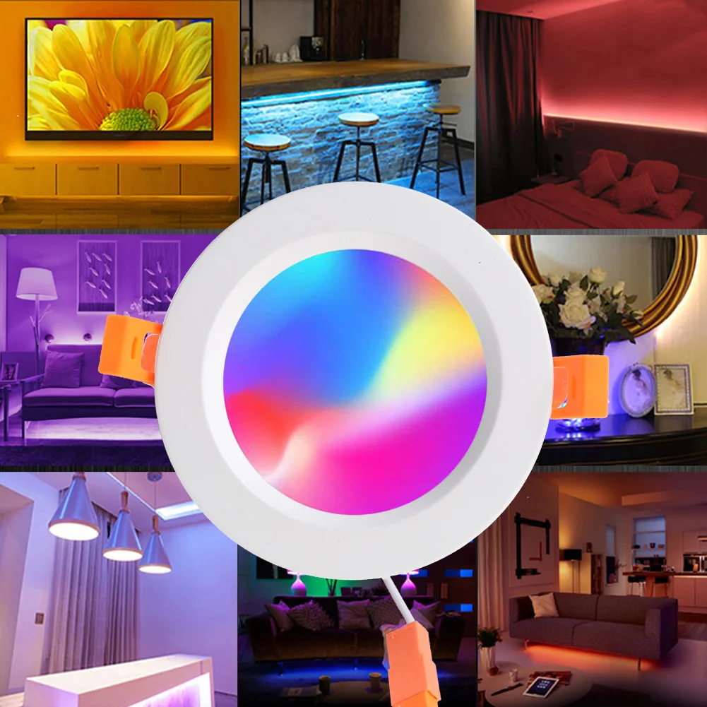 

Led Ceiling light LED Dimmable Downlight Residential Recessed LED Lamp Light E26 WIFI Smart LED Spot Lighting
