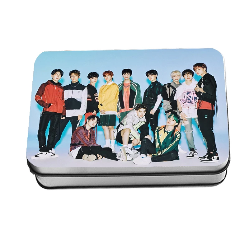 

KPOP сокровище I LOVE YOU Polaroid фото ЛОМО карта K-pop сокровище вентилятор Коллекция Подарочная металлическая коробка карты 40 шт./кор. Прямая доставк...