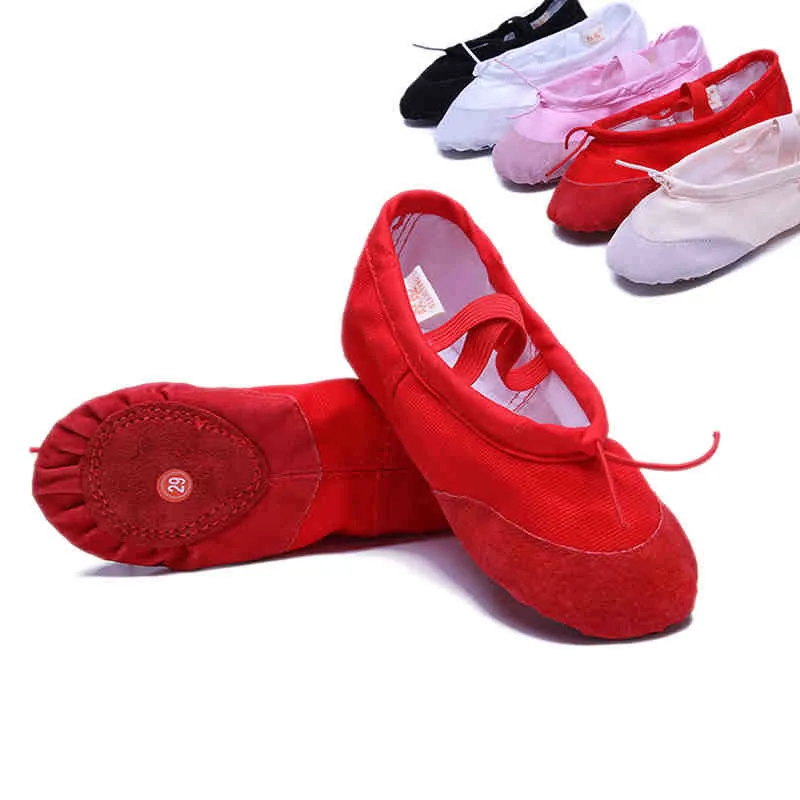 Size15-26cm черные холщовые танцевальные туфли из мягкой коровьей замши танцевальная