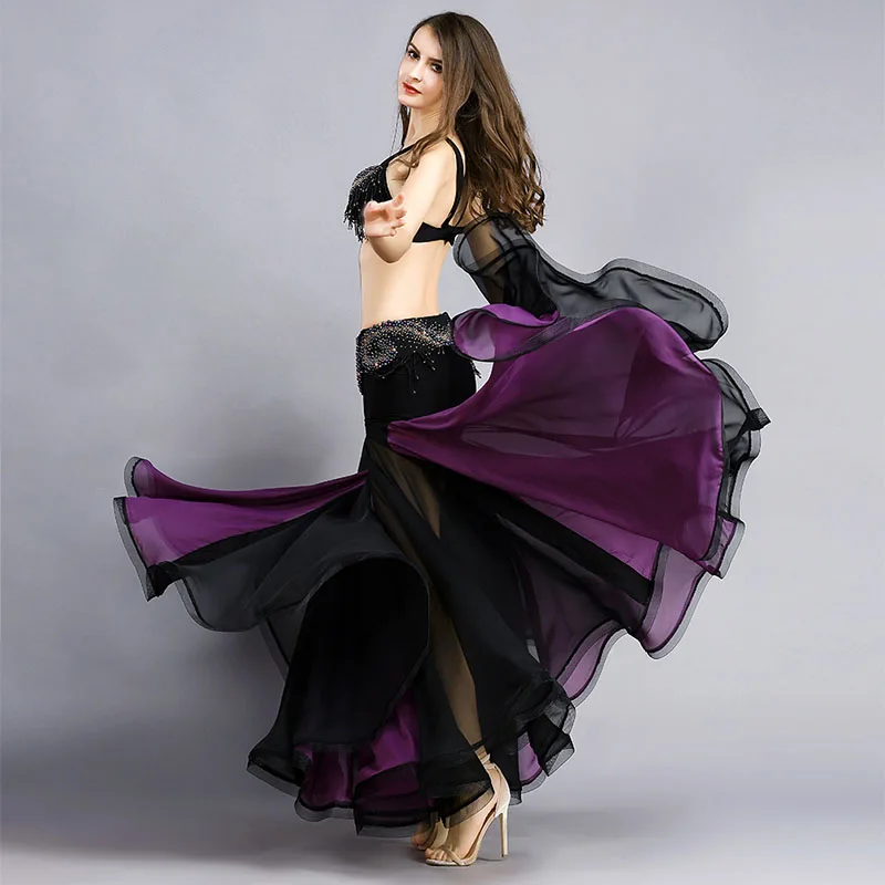 Women Oriental belly dance costumes set dancing clothes Bra Belt fishtail Skirt mermaid outfit dress | Тематическая одежда и