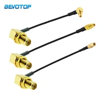 1pcs mmcx to sma fpv antenna adapter 1 37 rf coaxial extension jumper cable for pandarc rc drone part