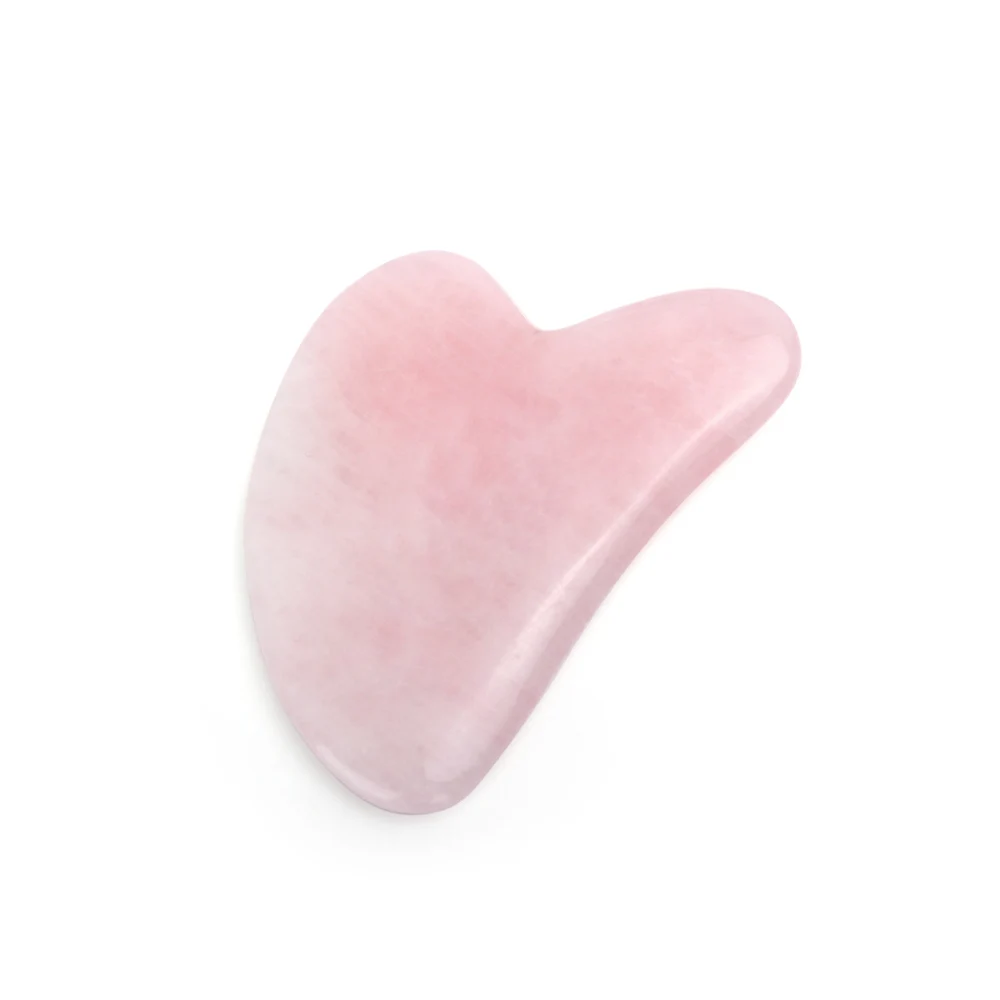 Новое поступление косметический продукт нефритовый ролик для лица Gua Sha Комплект Природный уход за кожей розовый кварцевый камень красота ролик инструмент подарок для девочки