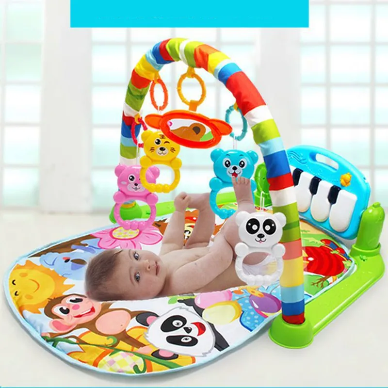 Детский игровой коврик 0 18 месяцев музыкальная стойка для фитнеса новорожденный