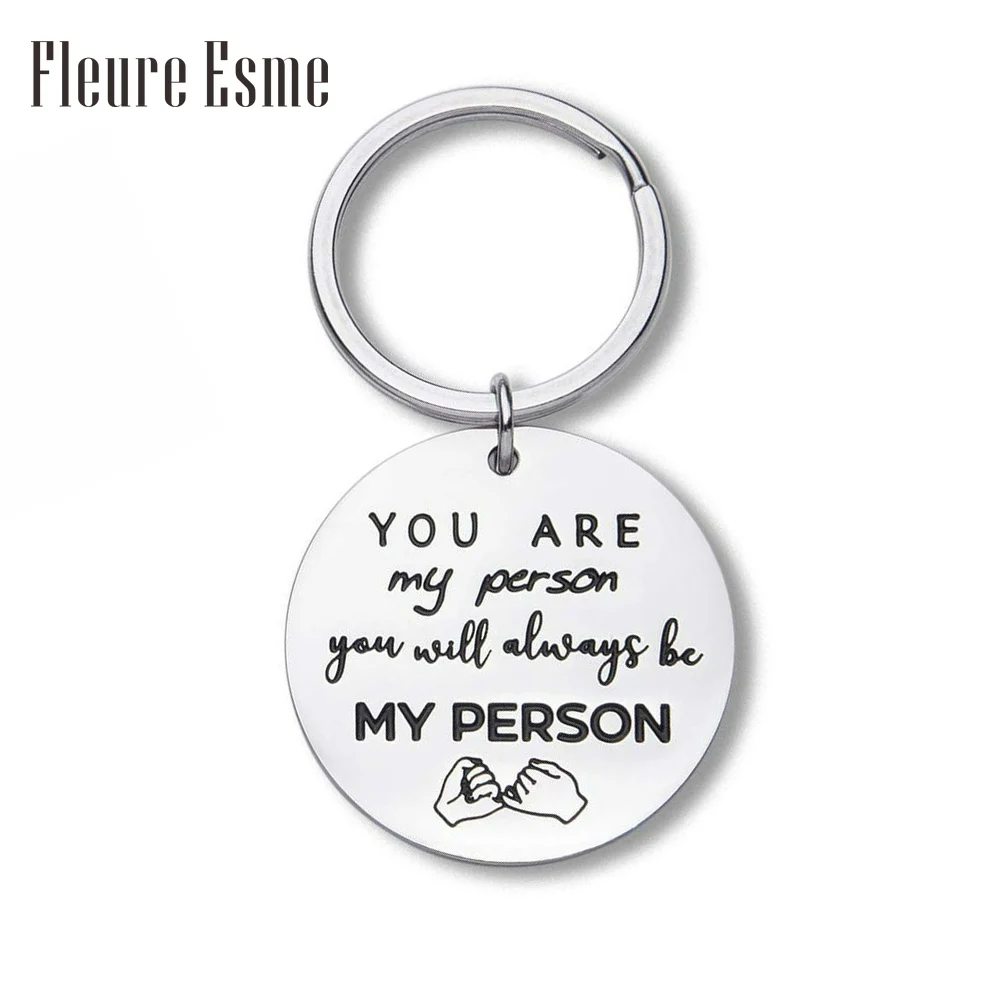 

Best Friend Gifts Keychain Valentine's Day Gift Couple Set Gift for Him Her Sisters Women Men Teens Girls Boys
