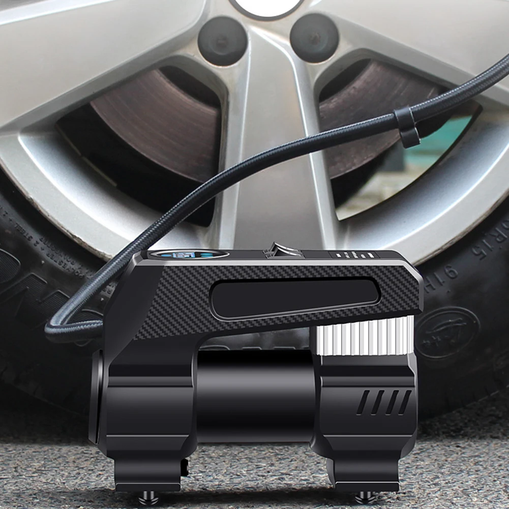 

Car Motorcycle LED Light Repair Tools Digital Display Car Air Pump Wireless Pump Car Tire Inflator with Flashlight