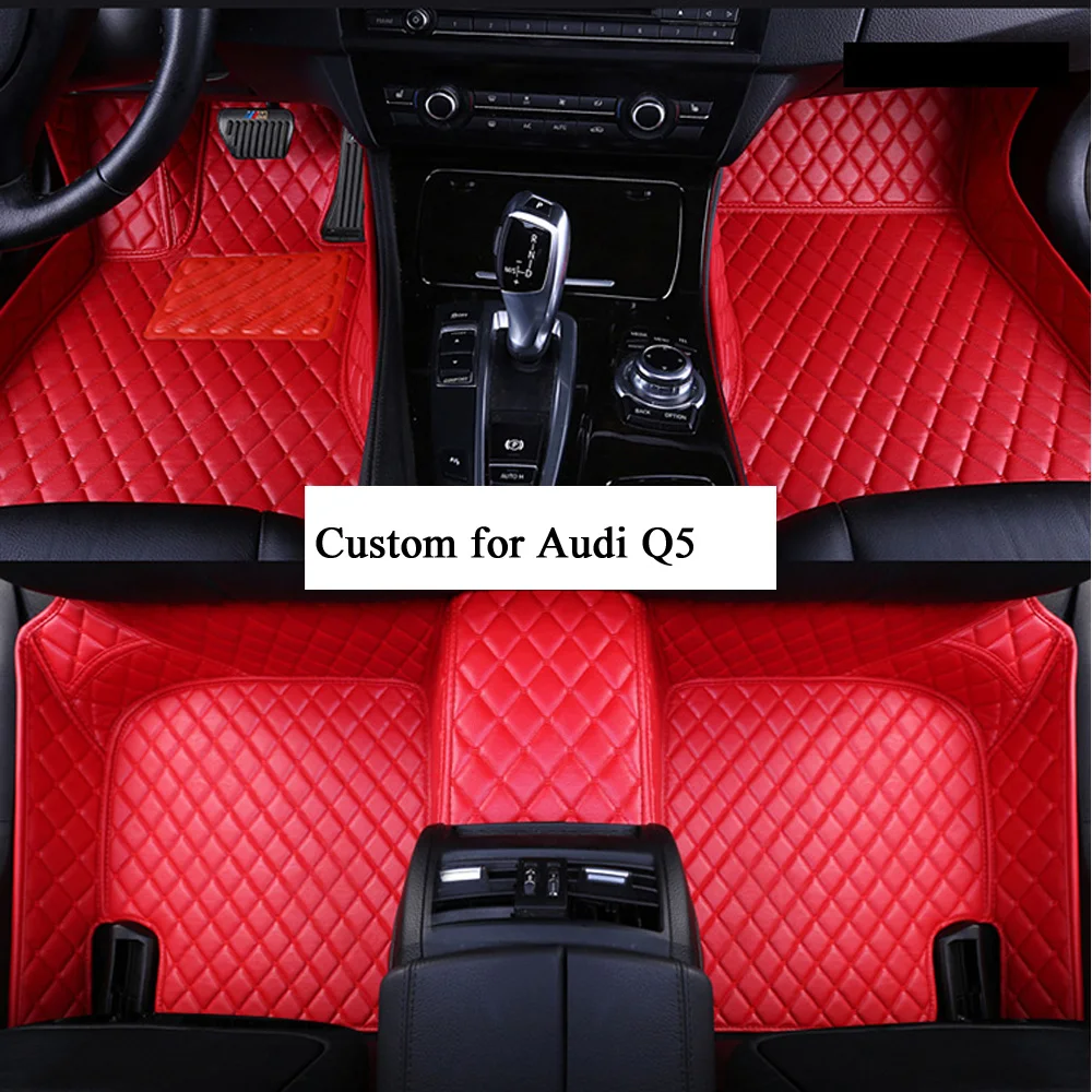 

Car Floor Mats for Women and Men Artificial Leather Mat for Audi Q5
