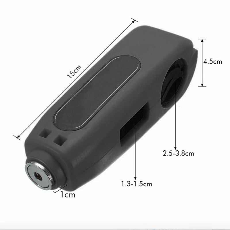 

Portable Bike Handlebar Lock Bicycle Grip Security Lock Motorcycle Padlock with Keys Bicycle Accessories