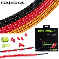 risk bicycle fish bone shift brake link set for mtb road bike competition full protection cable derailleur line wire set