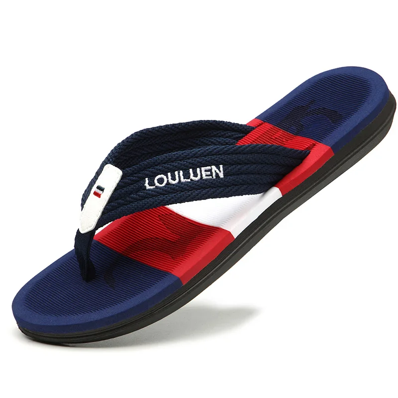 

High Quality Brand Hot Sale Flip Flops Men Summer Beach Slippers Men Fashion Breathable Casual Men Slippers Summer Outdoor