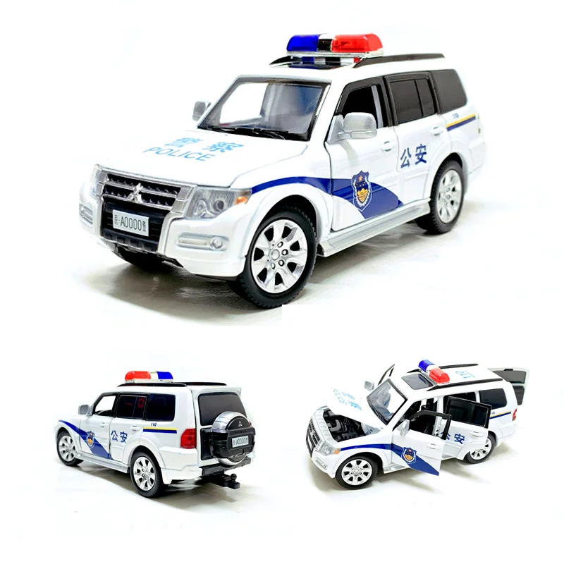 Модель внедорожника Pajero V97 игрушечный автомобиль из сплава со звукосветильник