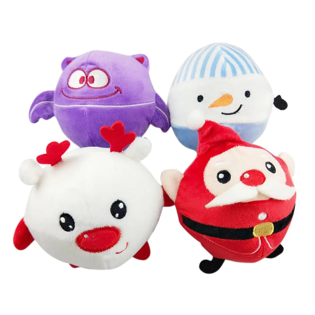 Мягкое снятие стресса Санты Плюшевые Санта снеговик эльф олень плюшевые мягкие