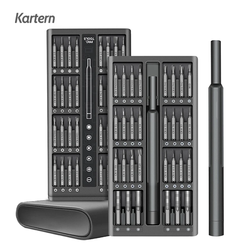 Набор отверток KARTERN 63 в 1 прецизионных набор магнитных звездообразных
