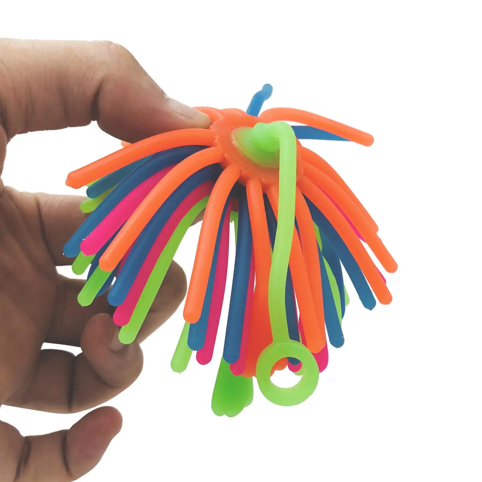 

Stretchy String Noodle Kids Childrens Bouncy Ball Toys Colorful