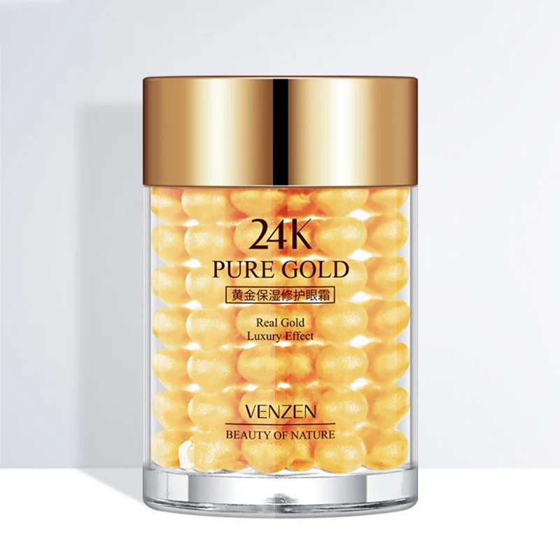 24k золотой эссенция для ухода за глазами увлажняющий и укрепляющий кожу анти
