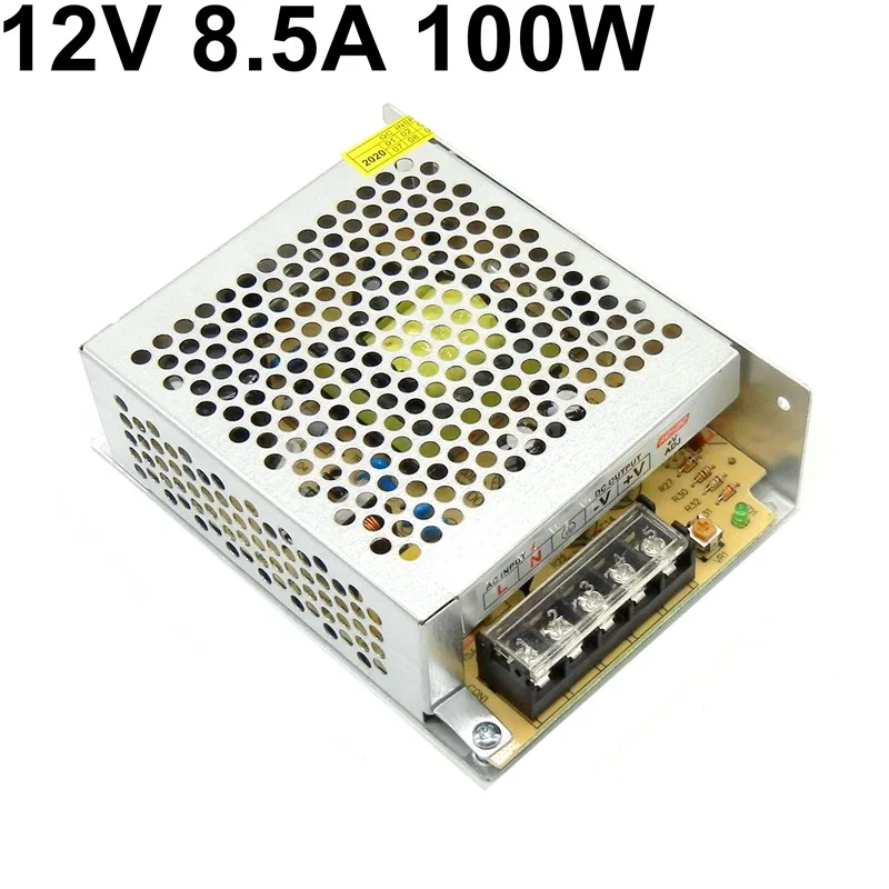 100 Вт Регулируемый импульсный источник питания 110 В 220 ac dc 12 8.5A Ttransformer