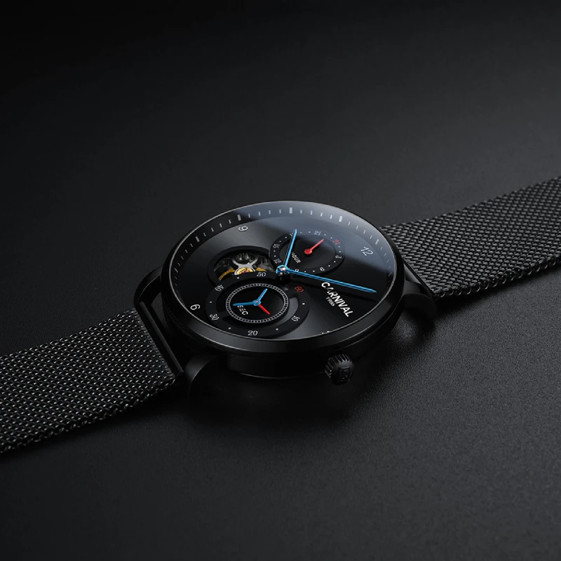 Часы наручные мужские автоматические брендовые механические водонепроницаемые