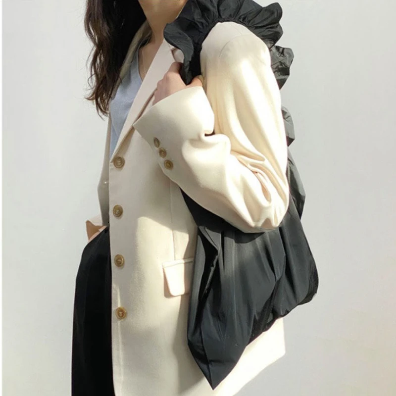 Женская сумка на одно плечо с рюшами в Корейском стиле | Аксессуары для одежды