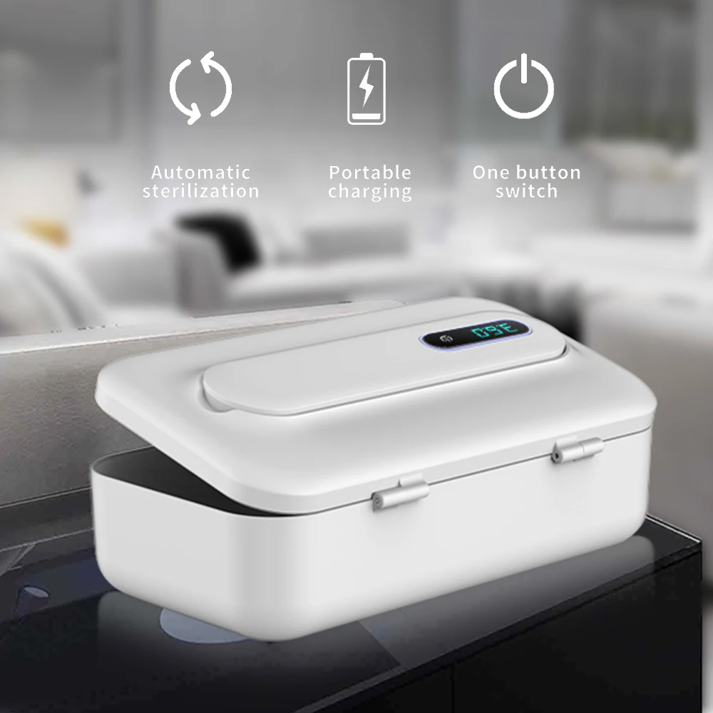 УФ стерилизатор для дома и офиса коробка со съемными антибактериальными