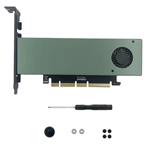 Расширитель JEYI SK9 m.2 для NVMe адаптер для NGFF PCIE3.0 охлаждающий вентилятор SSD Двойная плата SATA3 w вентилятор с алюминиевой крышкой емкость
