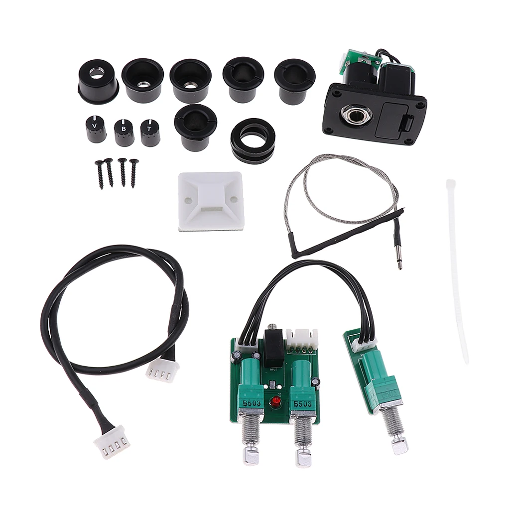 Звукосниматель для укулеле 2-Band EQ эквалайзер пьезо звукосниматель Uke Guitar | Спорт и