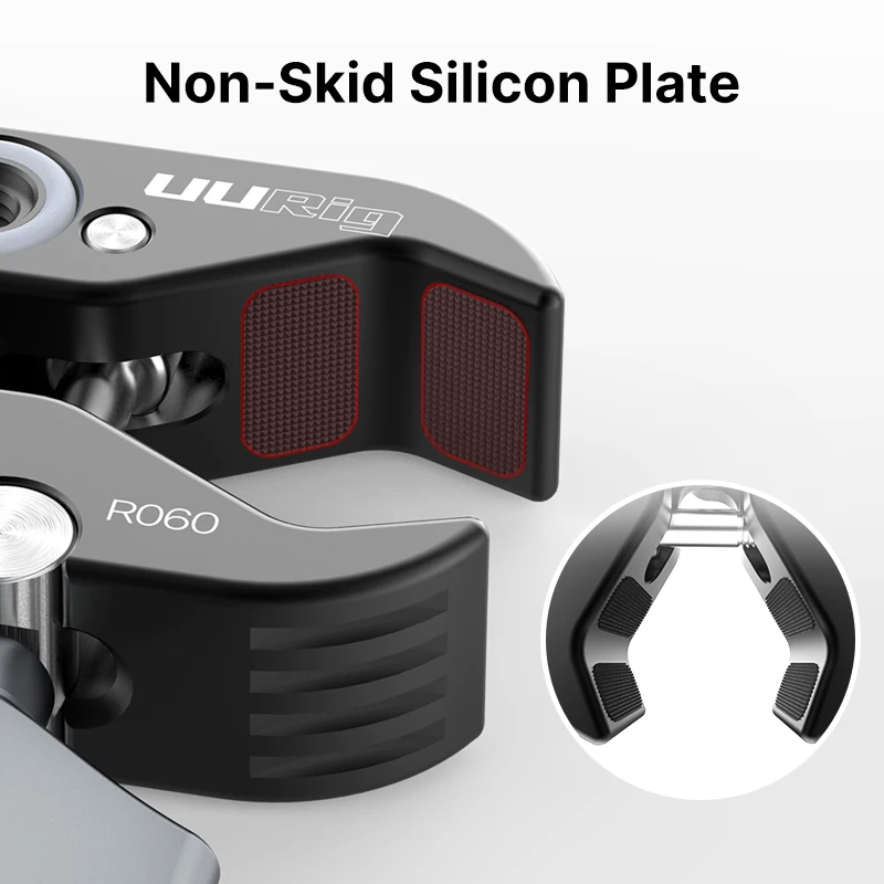 UURig R060 Super Clamp Arri фиксирующее отверстие удлинение 1/4 винт 3/8 для светодиодной