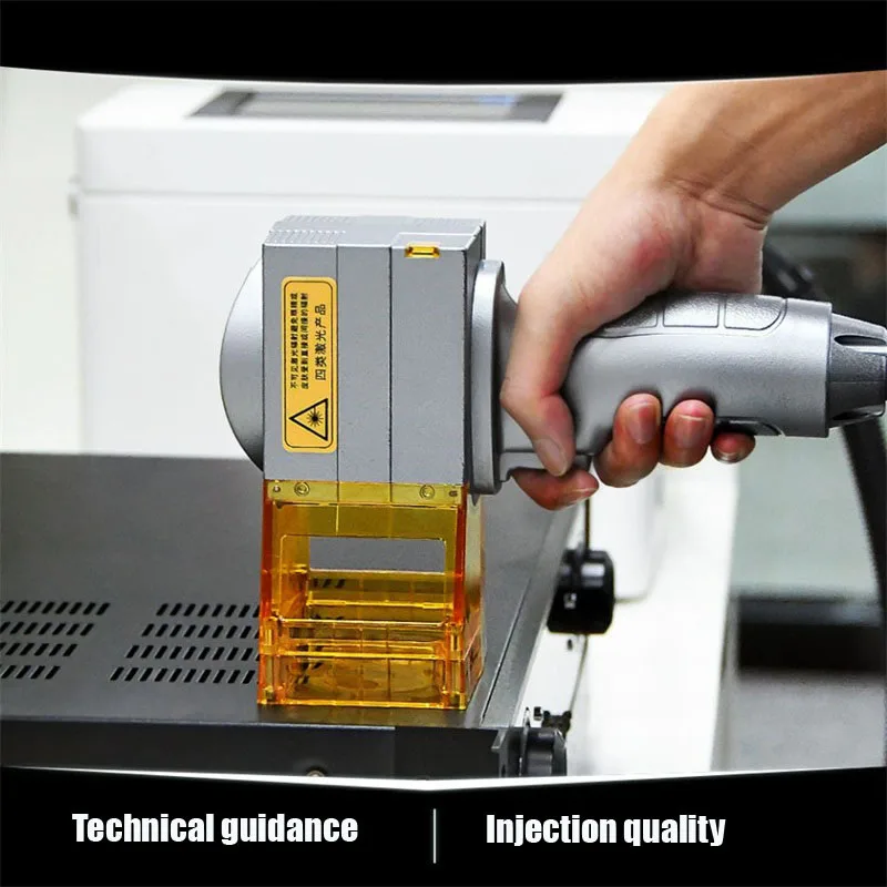 Интегрированная лазерная маркировочная машина 30 Вт для кухонной утвари и