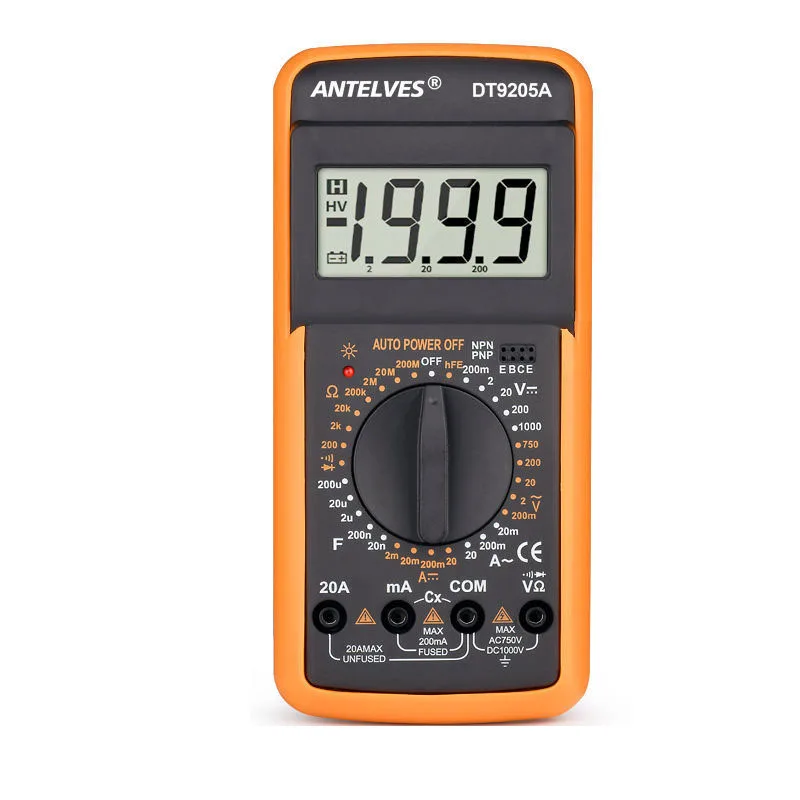 Профессиональный цифровой мультиметр напряжение переменного/постоянного тока