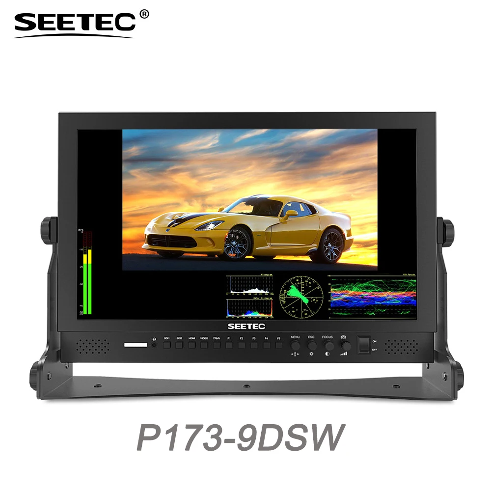 Seetec P133-9DSW 13,3 дюймов IPS FHD 1920x1080 Вещание HDMI-совместимый 3G-SDI/HDMI Waveform/Vector Professional Desktop LCD