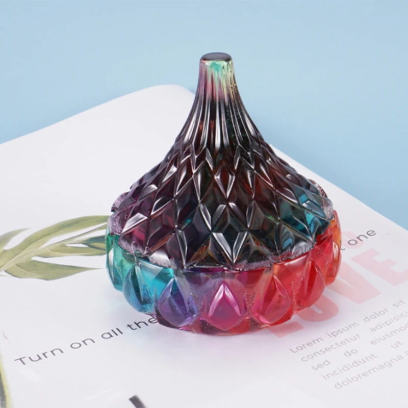 

Drop Shaped Yurt Silicone Mold Storage Box for Jewelry Box Mold Jewelry Making Tools Gift Box Silicone Mold