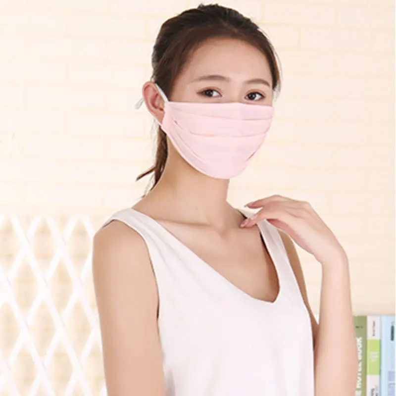 Японская мультяшная розовая маска для лица мужчин и женщин ветрозащитные маски